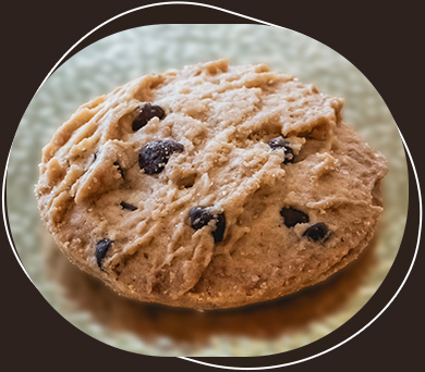Biscotto Cookie piccolo con scaglie cioccolato al latte