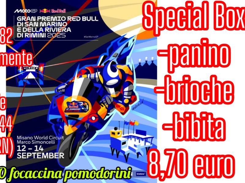Special BOX per MotoGp Misano Adriatico 12/14 Settembre 25